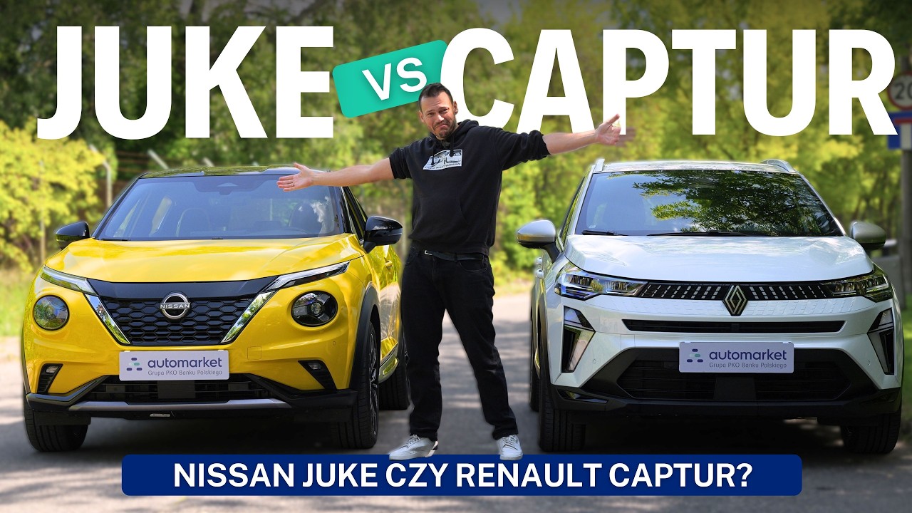 Renault Captur vs Nissan Juke &ndash; Kt&oacute;ra hybryda wygrywa? | Test por&oacute;wnawczy SUV 2025