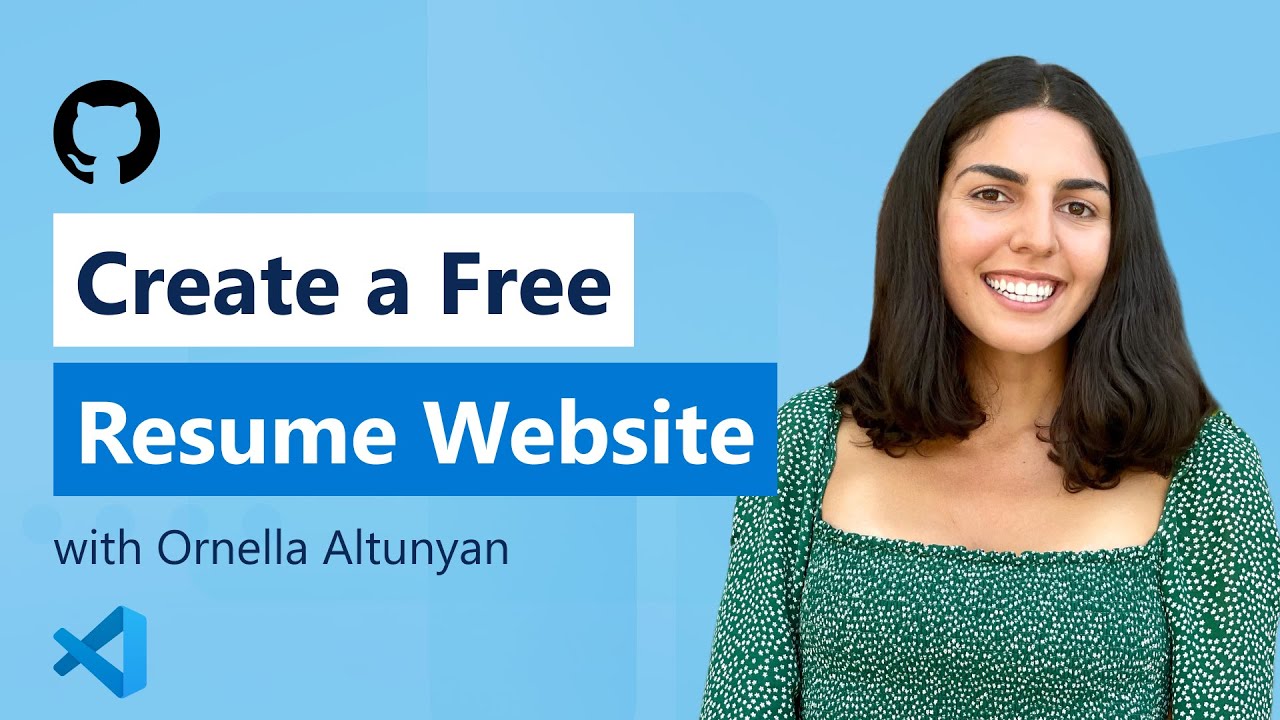Create a resume website in your browser