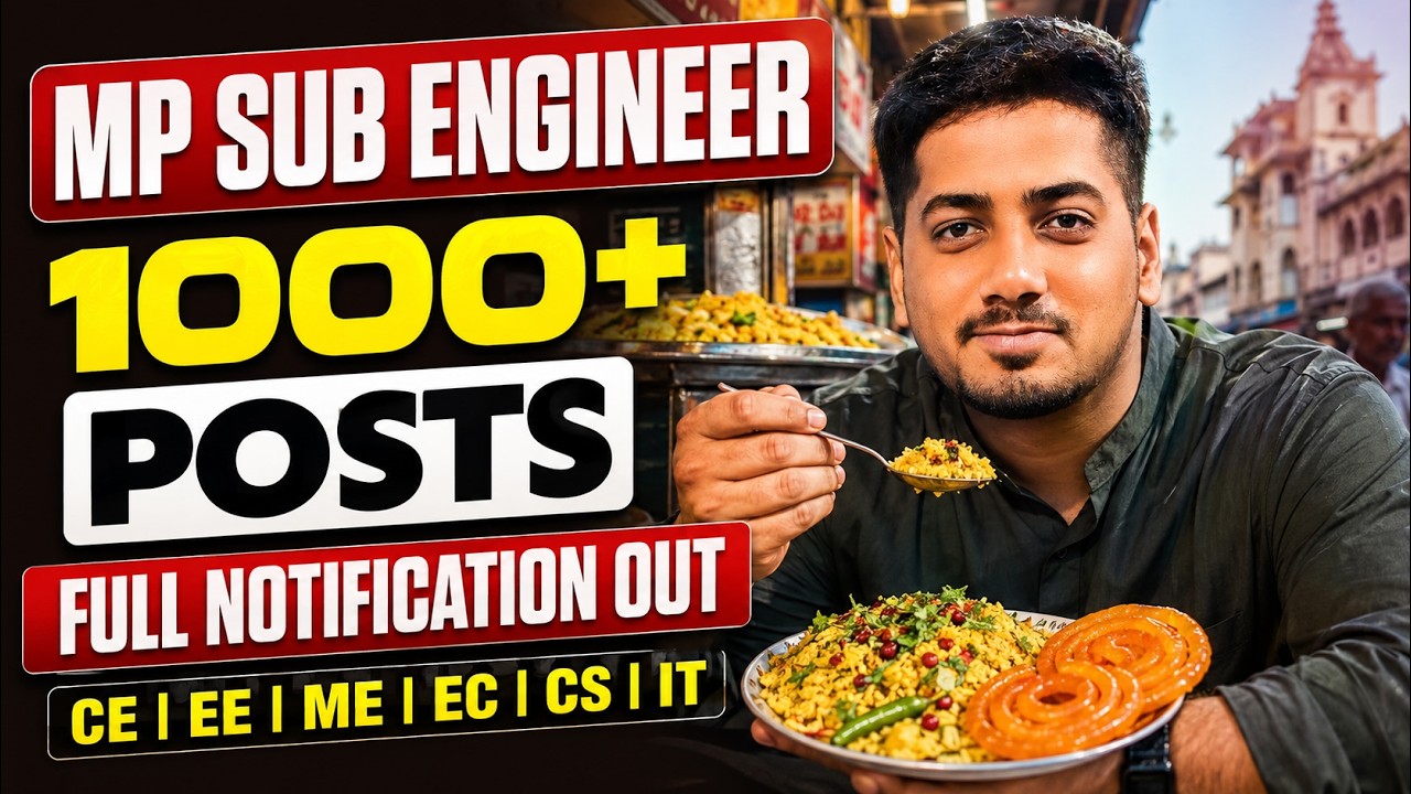 MP Sub Engineery Vacancy 2026 | MP Sub Engineer Exam Pattern | MP Sub Engineer Syllabus