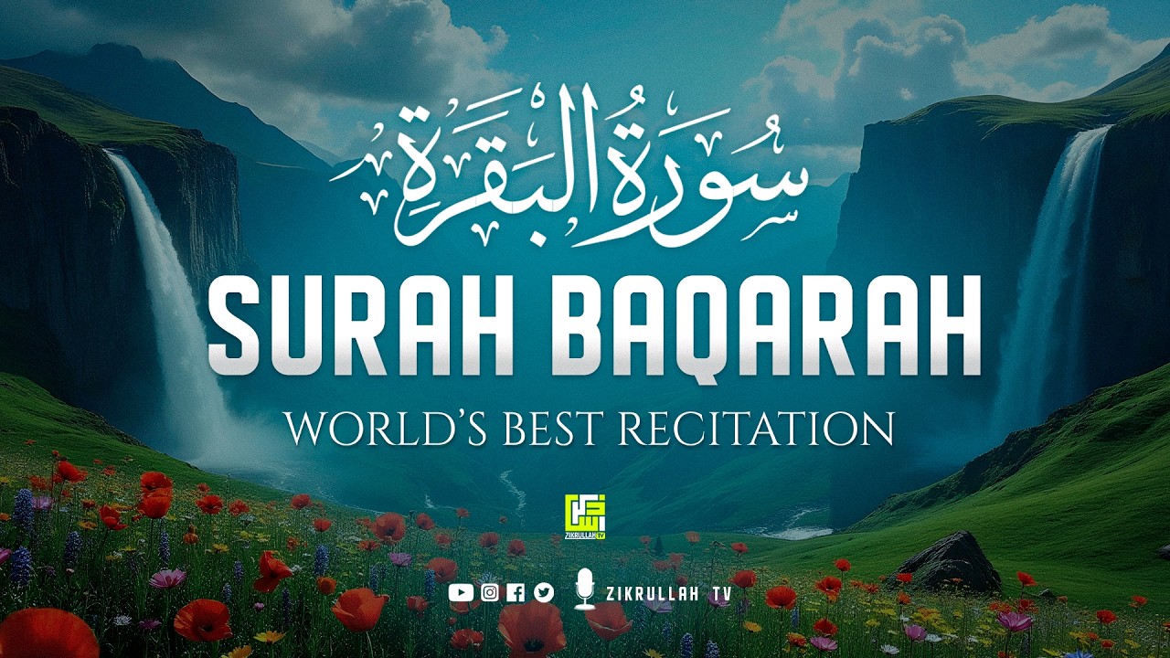 Surah Al-Baqarah Full سورة البقره | Ultimate Relaxing Beautiful Majestic Recitation | Zikrullah TV