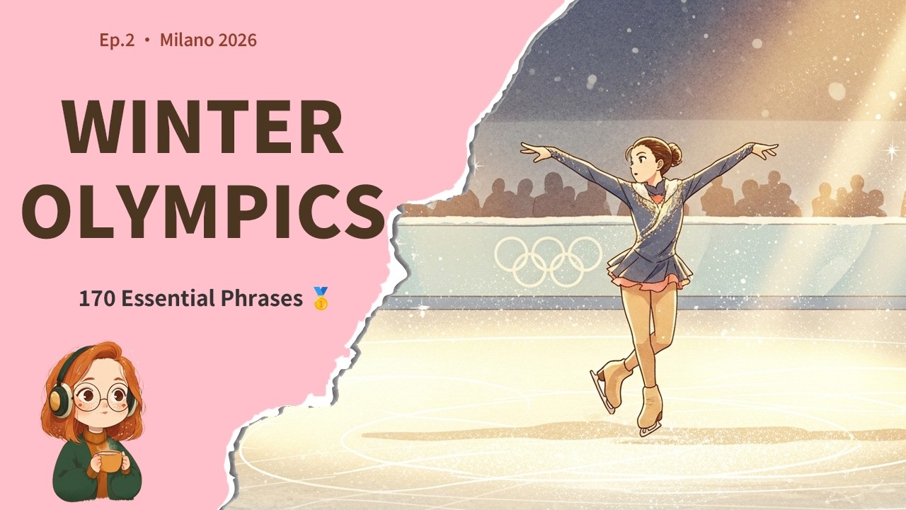 170 Winter Olympics Korean Phrases 🥇 Milano 2026   Learn Korean While You Sleep