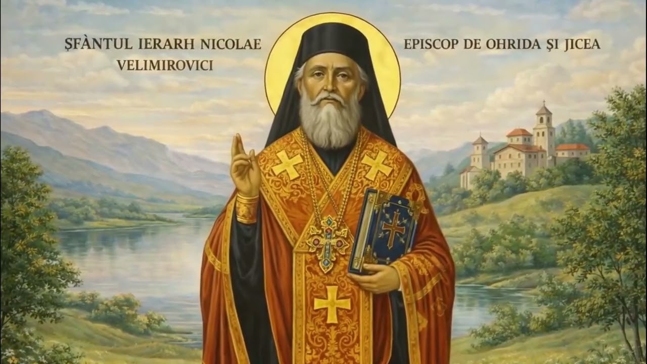 CAUTI INTARIREA IN CREDINTA? Citeste Acatistul Sfântului Ierarh Nicolae Velimirovici - 18 martie