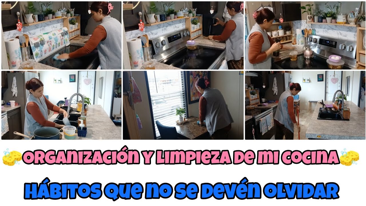 Acompáñame a organización y limpiar mi cocina 🧽/#hábitos de #limpieza qué no se devén olvidar 🏡