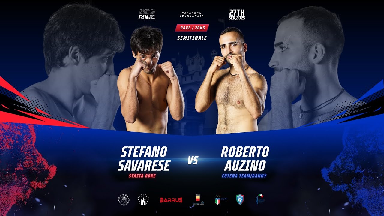 ROAD TO F4N 2025 - MATCH BOXE - 70 KG M - Savarese Stefano vs Auzino Roberto | F4N#5