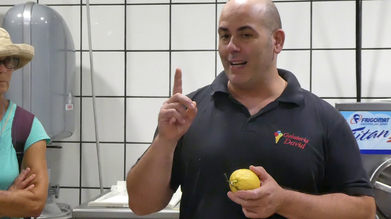 Gelato Making Lesson in Sorento, Italy, September 2018