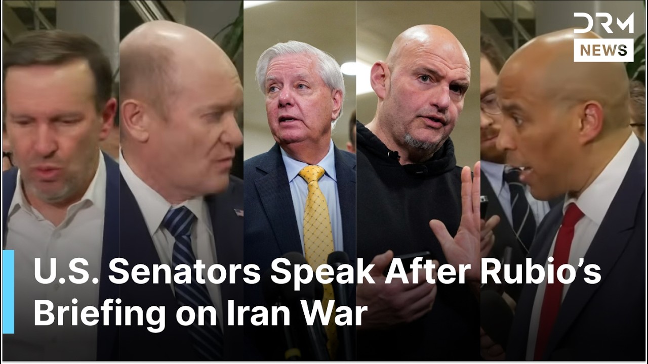 Sen. Graham, Murphy, Booker, Coons, Fetterman Speak After Marco Rubio's Briefing on Iran War | AC1G