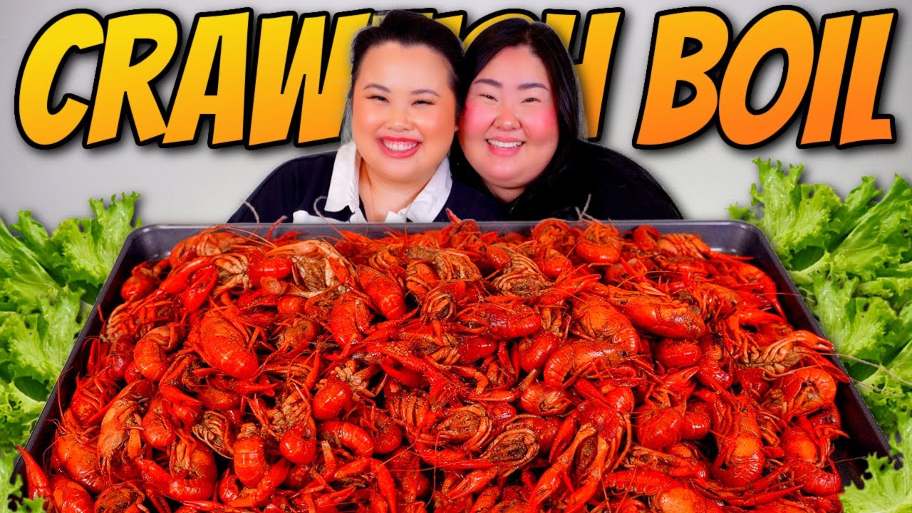 10 Pounds Seafood Boil Crawfish Mukbang 먹방 Eating Show with @Michelle Yeji ❤️