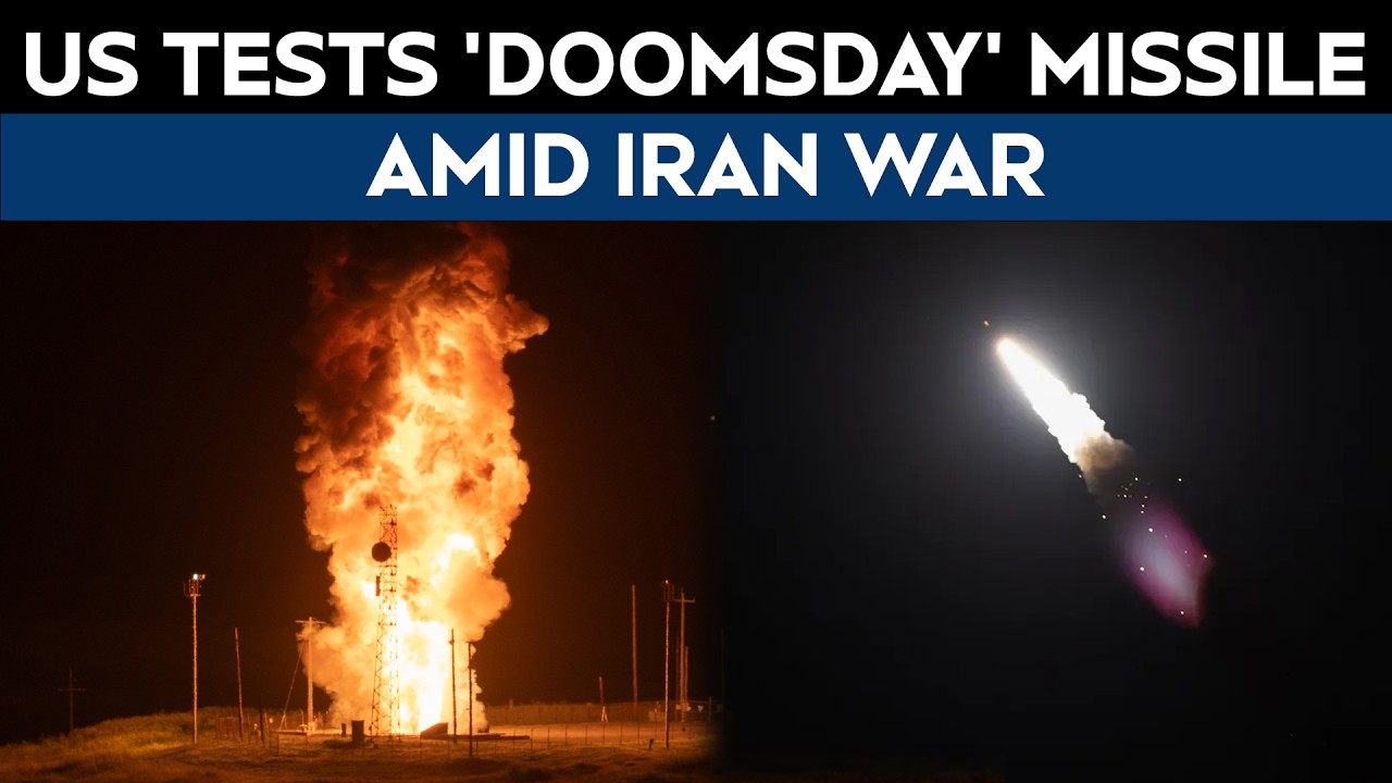 Minuteman III Launch | US Tests 'Doomsday' Missile Amid Iran War. It Can Strike Any Place On Earth