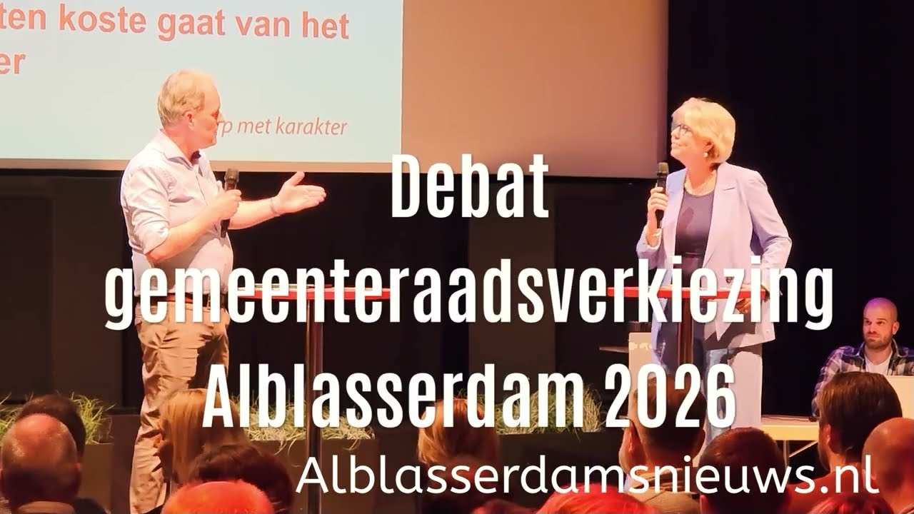 Lijsttrekkersdebat gemeenteraadsverkiezing 2026 Alblasserdam