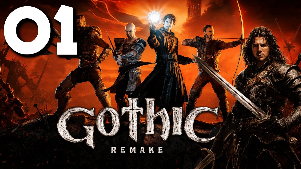 Gothic 1 Remake Let's Play Part 1: Welcome to the Colony (PC Gameplay)
