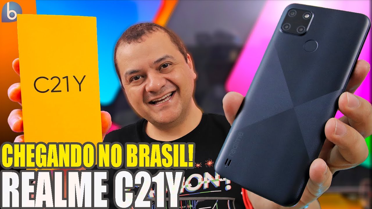 Tá CHEGANDO no BRASIL! Realme C21Y | Unboxing e Impressões