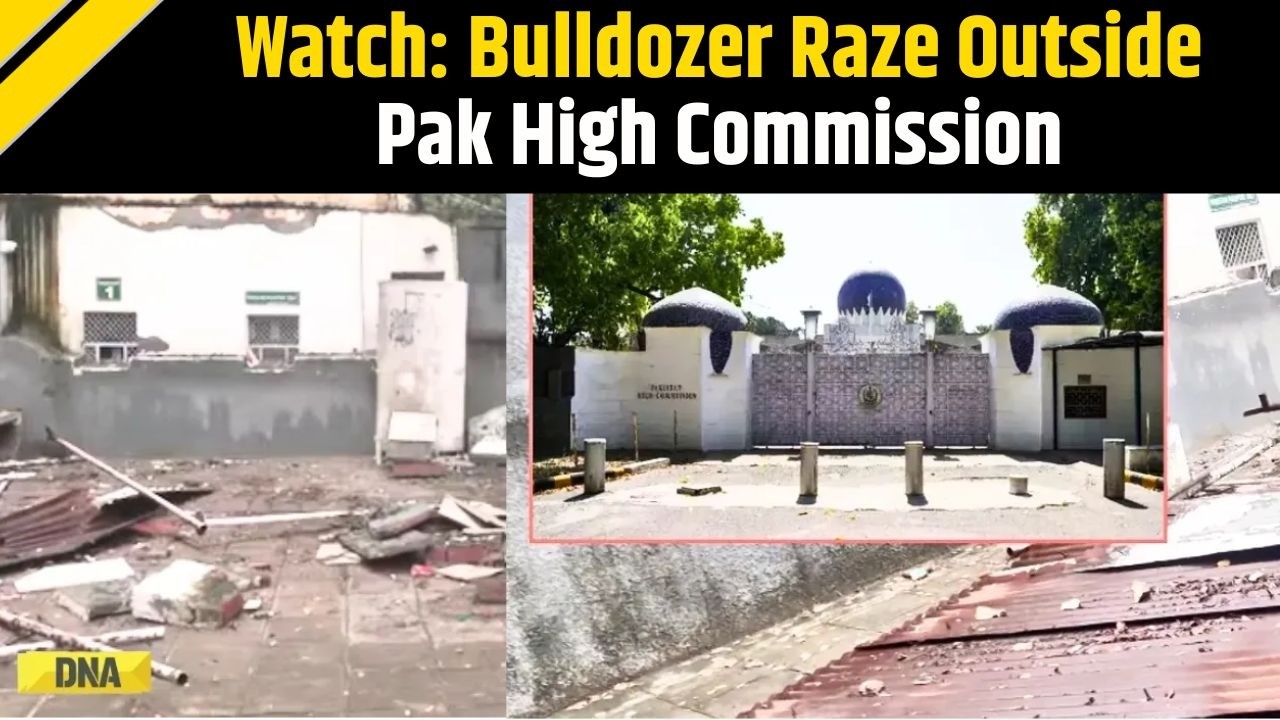 India Pakistan News: India Removes Encroachments, Security Barriers Outside Pakistan High Commission