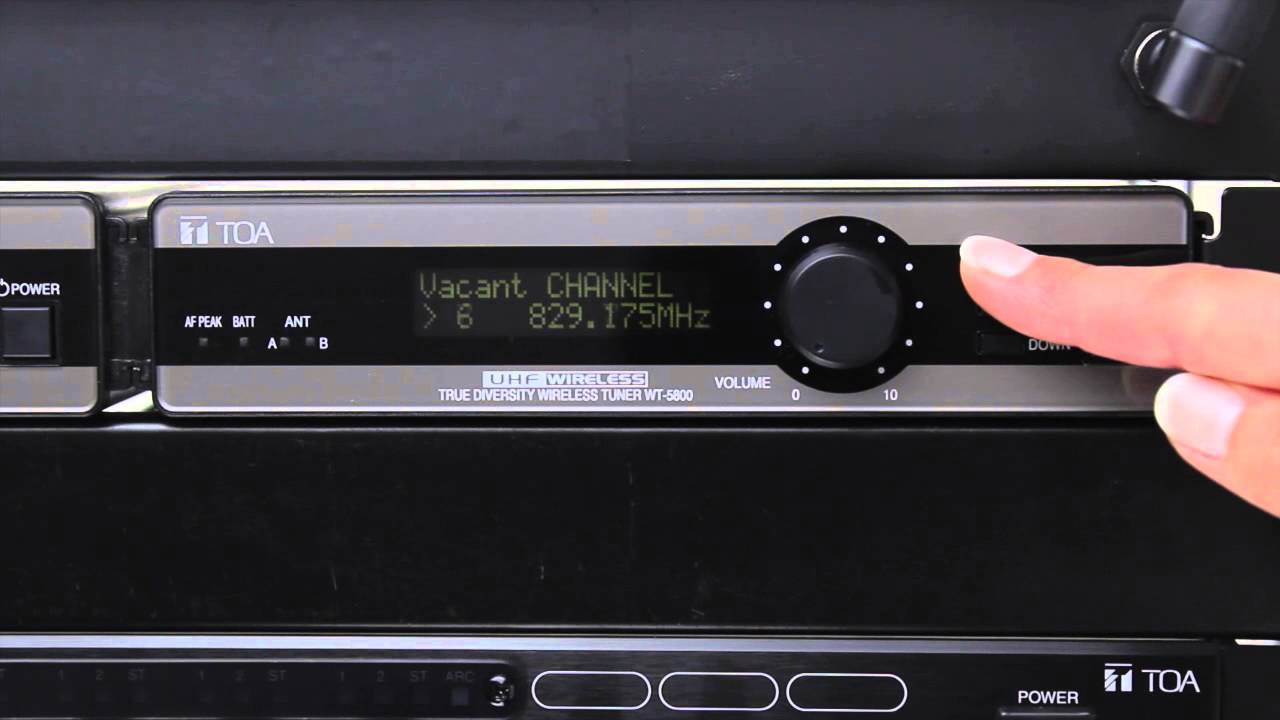 TOA Wireless Tutorial #3 - 5000 Series Channel Check