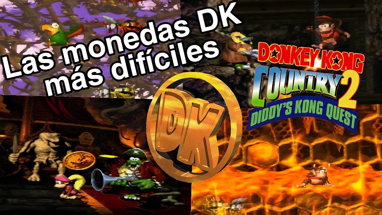 Las monedas DK más difíciles de Donkey Kong Country 2