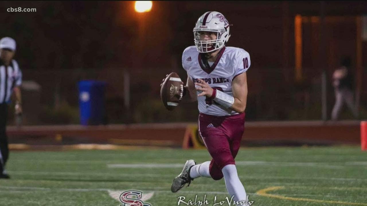 One San Diego football player's reaction to California announcement regarding youth sports