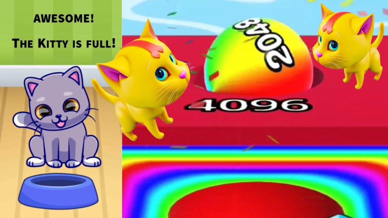2048 | Cat Escape | Ball Run 2048 #cutiepie22yt #catescape #ballrun2048 #cutiepie22ytballrun2048