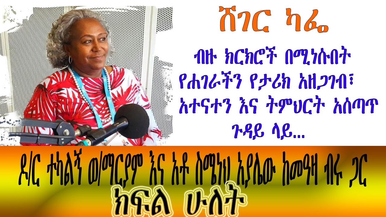 Sheger Cafe - ብዙ ክርክሮች በሚነሱበት የሐገራችን የታሪክ አዘጋገብ፣ አተናተን እና ትምህርት አሰጣጥ ጉዳይ ላይ Part 2