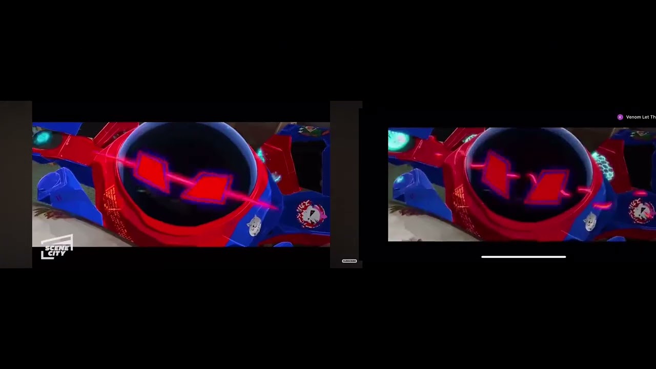 Spider man into the spider verse vs deleted scenes (in right timing) (Credit to the movie)