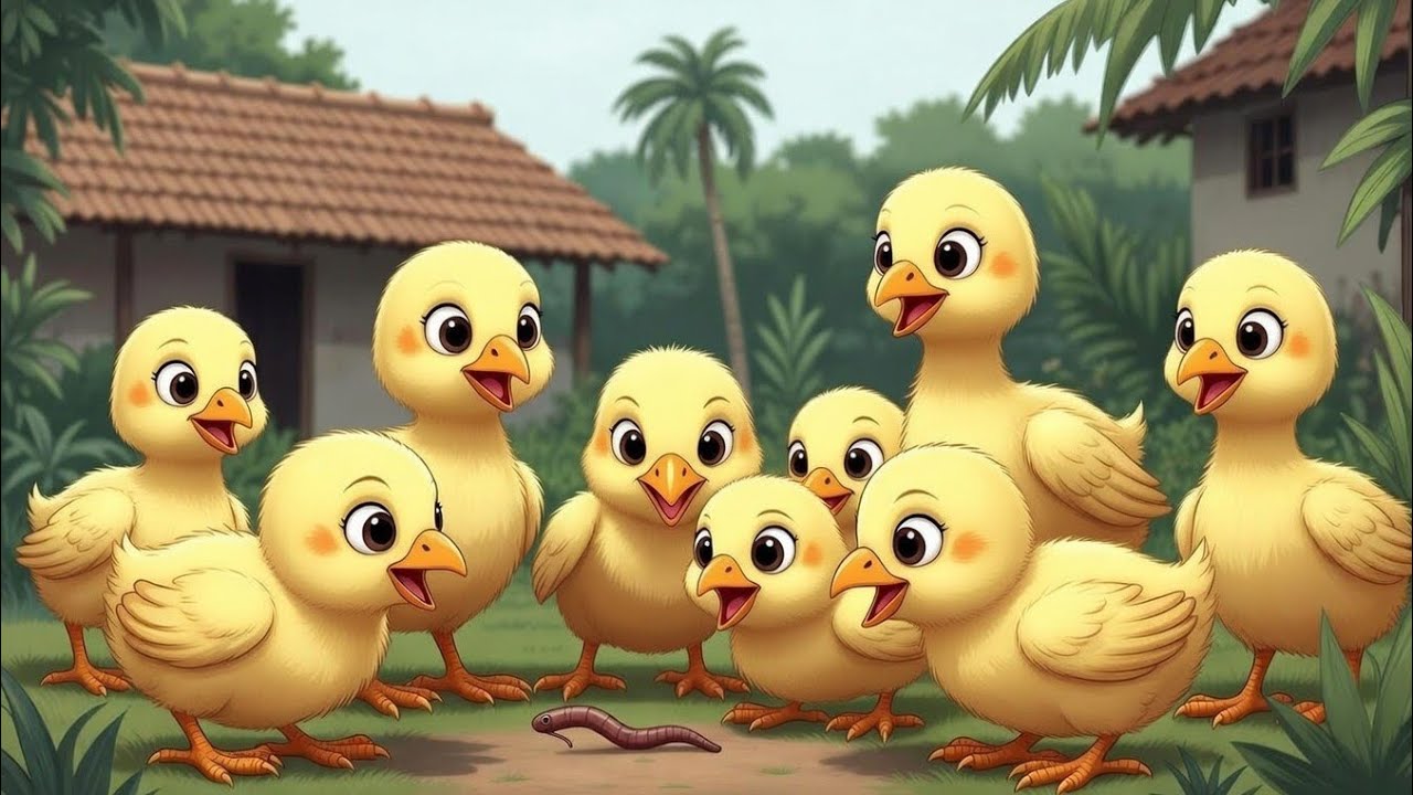 எட்டு கோழிக்குஞ்சுகள் | தமிழ் சிறுவர் பாடல்கள் | EIGHT CHICKS | CHILDREN SONGS | TAMIL BEAR