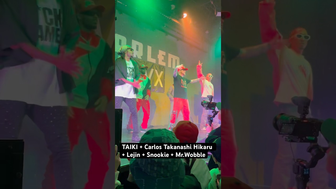 TAIKI + Carlos Takanashi Hikaru + Lejin + Snookie + Mr.Wobble  XWX #dancer #event #shibuya