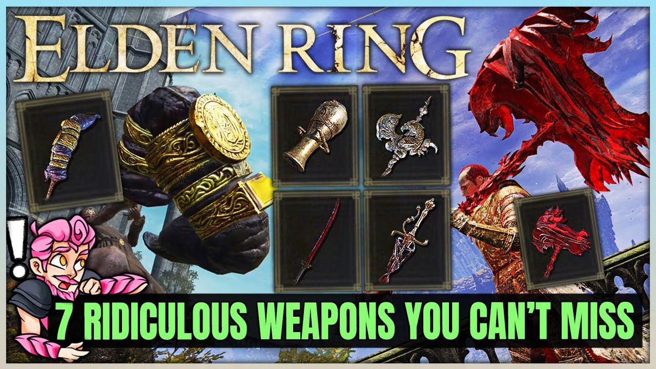 Elden Ring - 7 INSANE Weapons You Need to Get - Eleonora's Poleblade & More - Best Weapon Location!