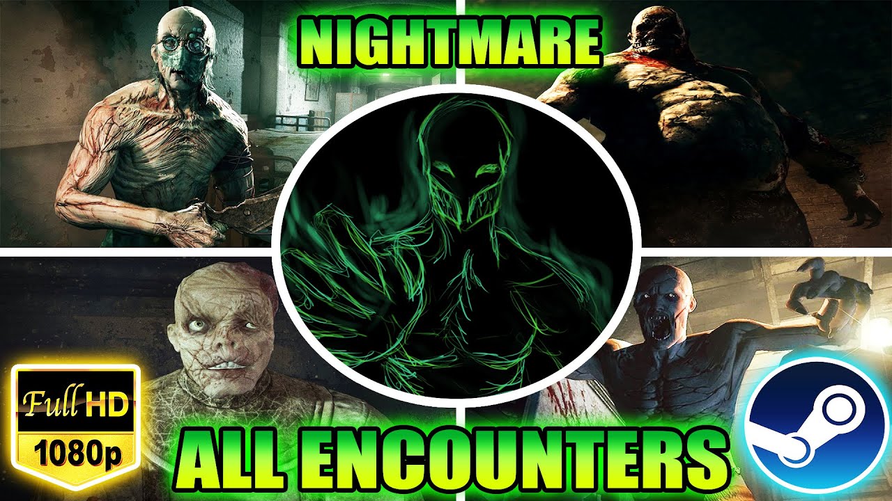 Outlast (2013) - All Encounters & Chases (With Cutscenes) (Hardest Difficulty) (HD) [1080p60FPS]