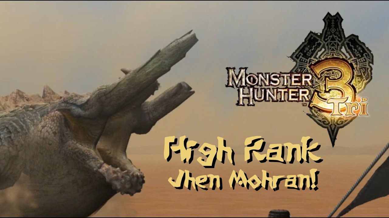 Monster Hunter Tri | The Hardest Jhen Mohran! | Closed Beta Server Testing