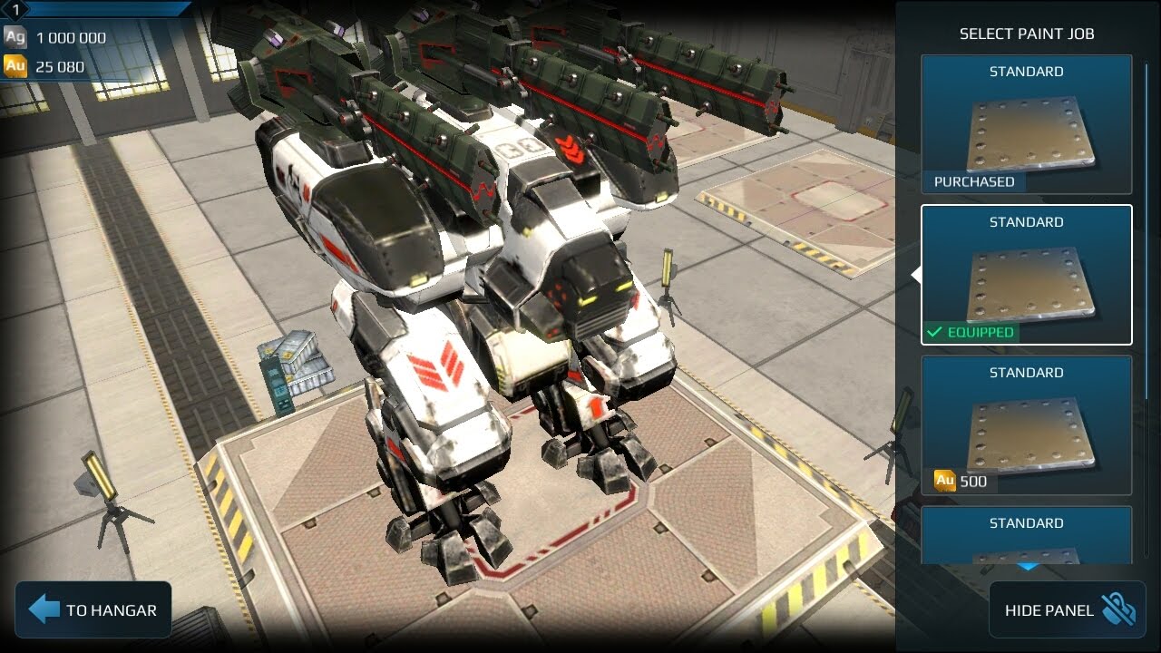 War Robots [2.5] Test Server - NEW Fury paintworks showcase