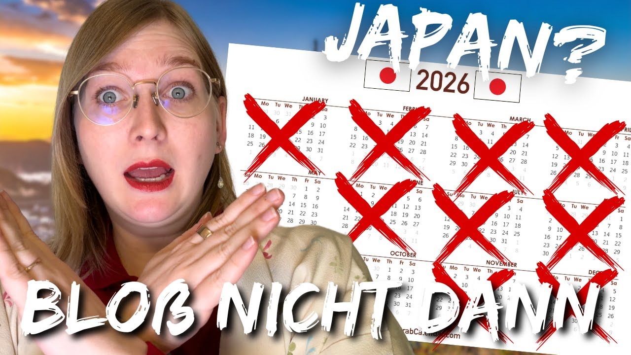 Wann du 2026 NICHT nach Japan reisen solltest