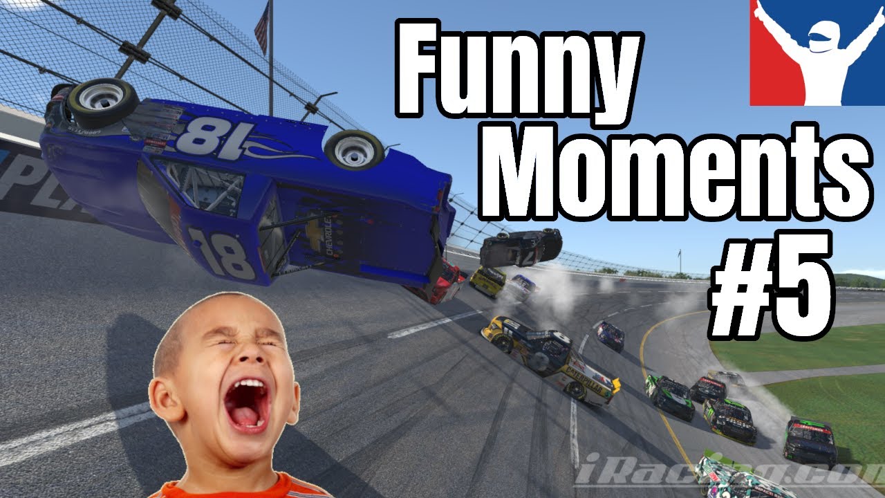 iRacing Funny Moments 5 - Fights, Angry Drivers, Rage, and More!