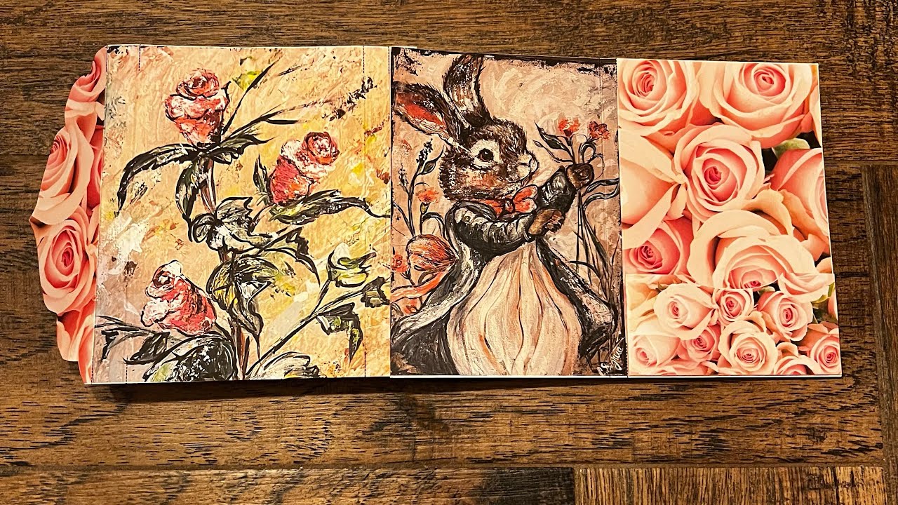 Tutorial for Spring Floral Bunny Folio Kit