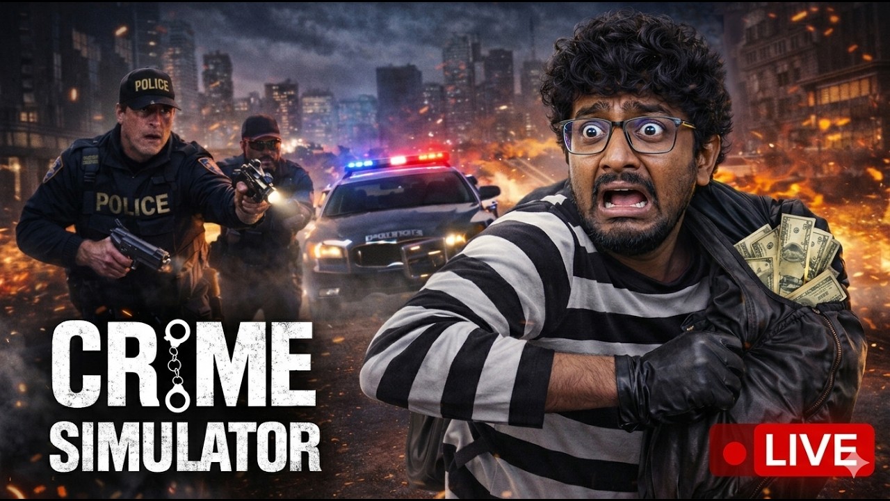 அய்யோ போலீஸ்!💰| Crime Simulator | Ep 03 | Justbin Gaming
