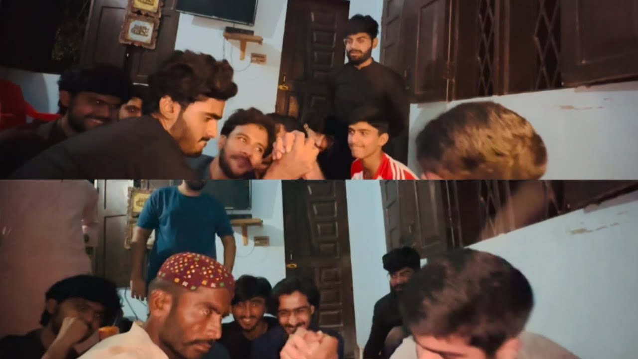 #armwrestling between qadeer and MVP and wild card entry meeru🤣#foryou 
