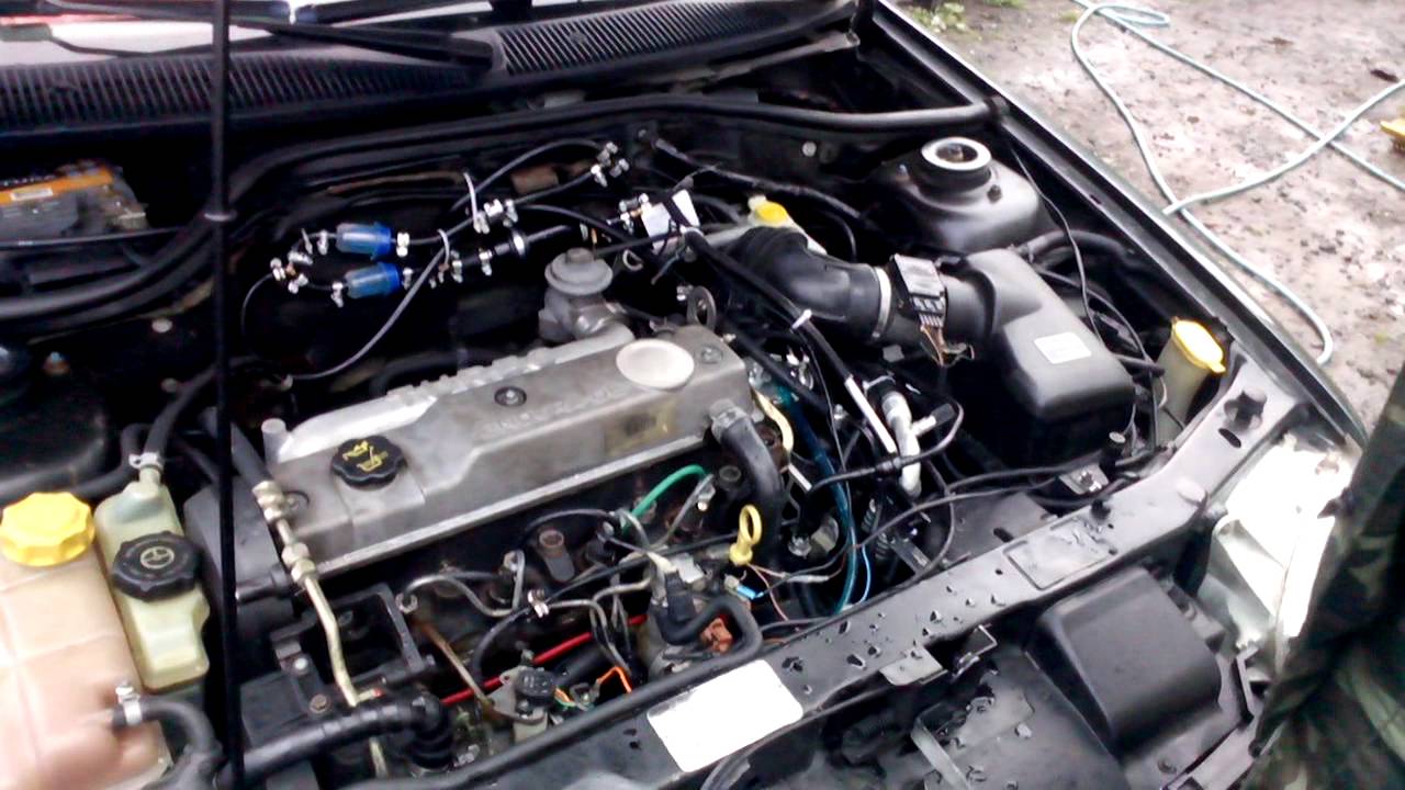 Обзор и запуск Ford Escort 1.8 tdi с дополнительным электронасосам