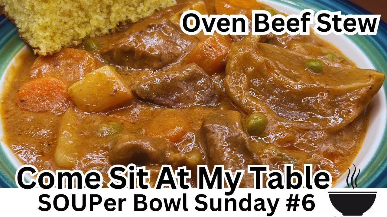 Говяжье рагу в духовке — SOUPer Bowl Sunday #6 — Сытное и питательное — Простое приготовление — з...