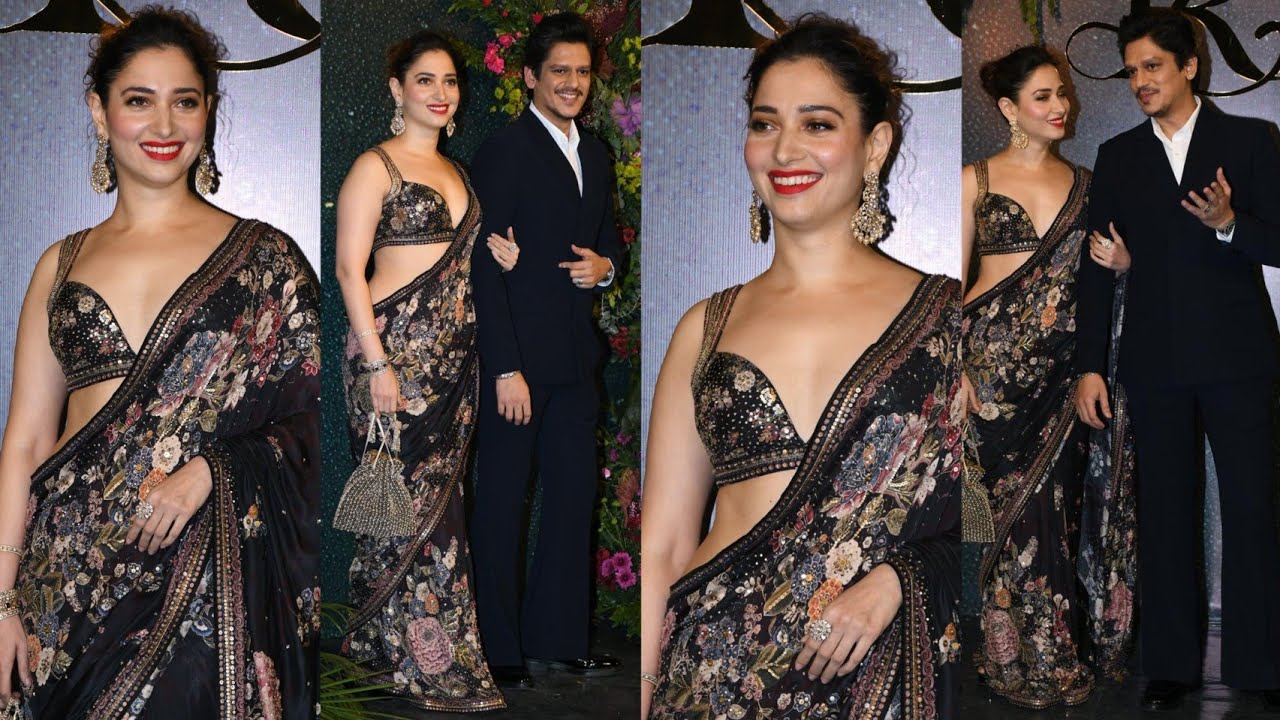 Tamanna Bhatia & Vijay Verma Makes Stylish Entry at Randeep Hooda Wedding Reception 💖📸