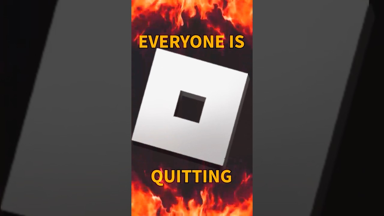 Its Time To Quit Roblox...