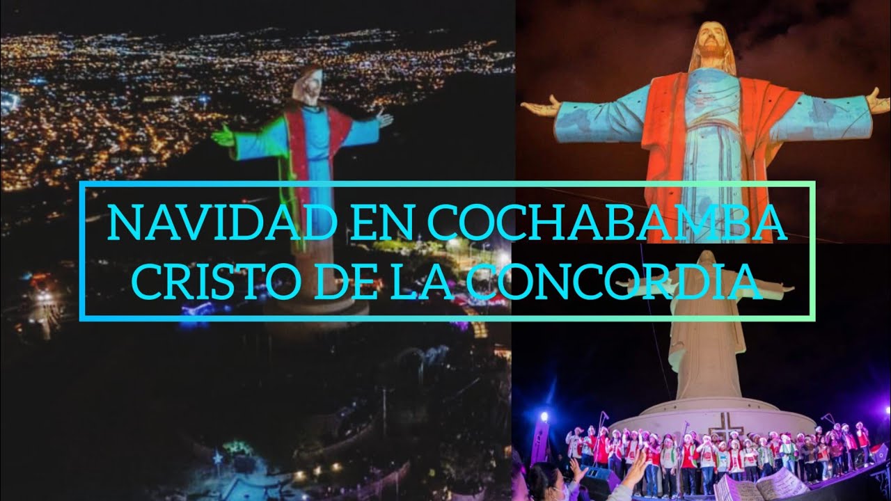 CRISTO DE LA CONCORDIA/ Show de Mapping Navidad 2022