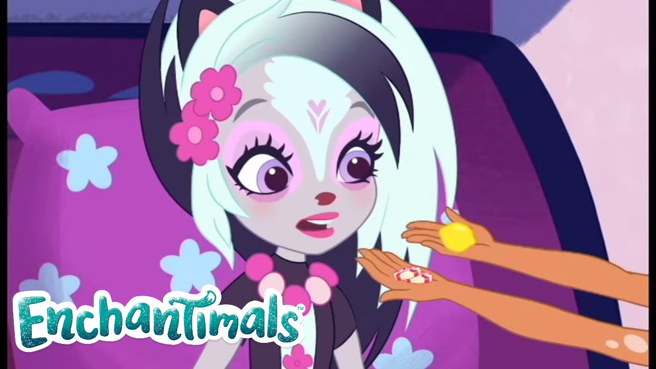 Энчантималс заботятся о шалфейном скунсе! 💜 @EnchantimalsRussia 💜 | 0+