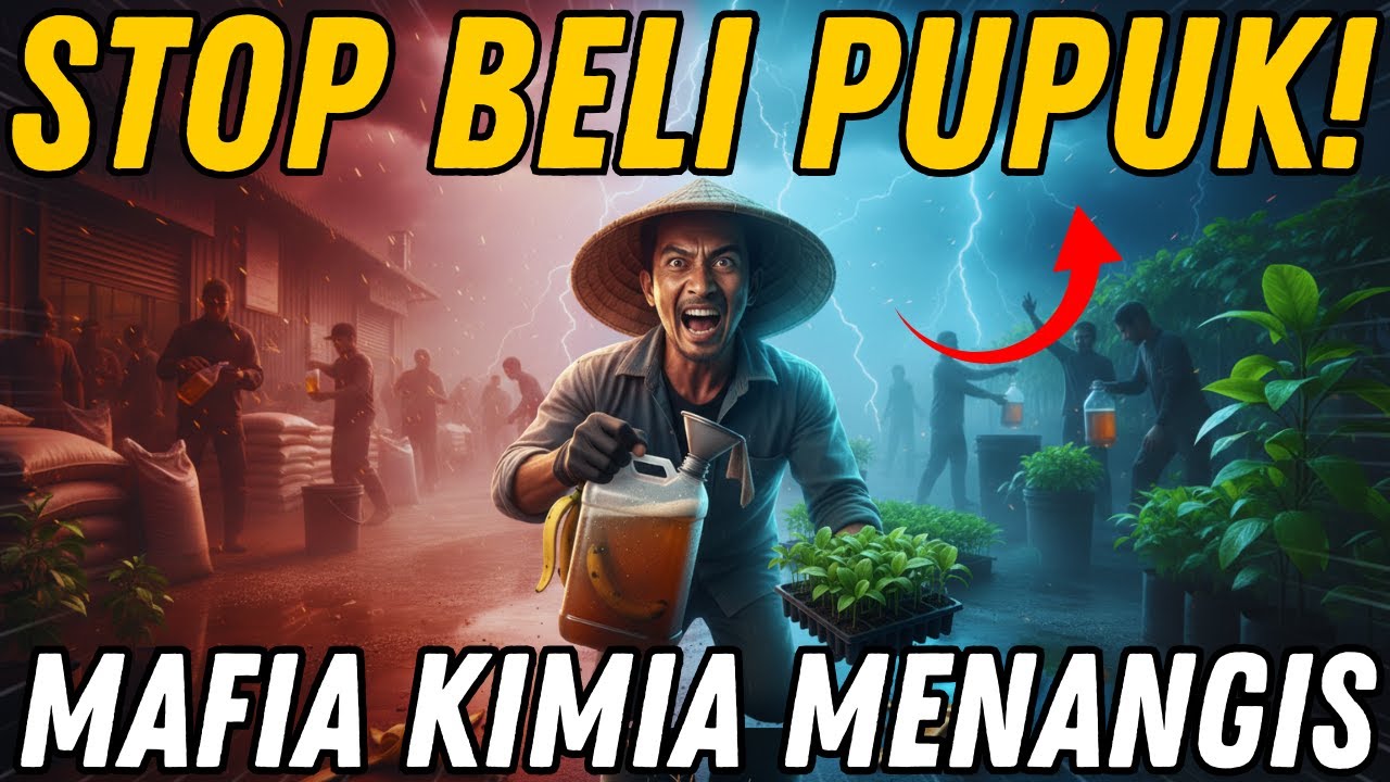 STOP Buang Kulit Pisang! Ternyata Ini Pupuk CAIR AJAIB... BIKIN MAFIA PUPUK KETAR-KETIR‼️