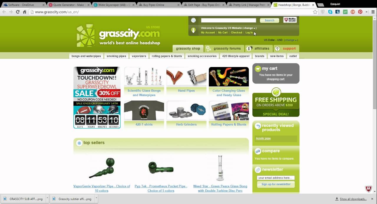 Online Head Shop Affiliate Program