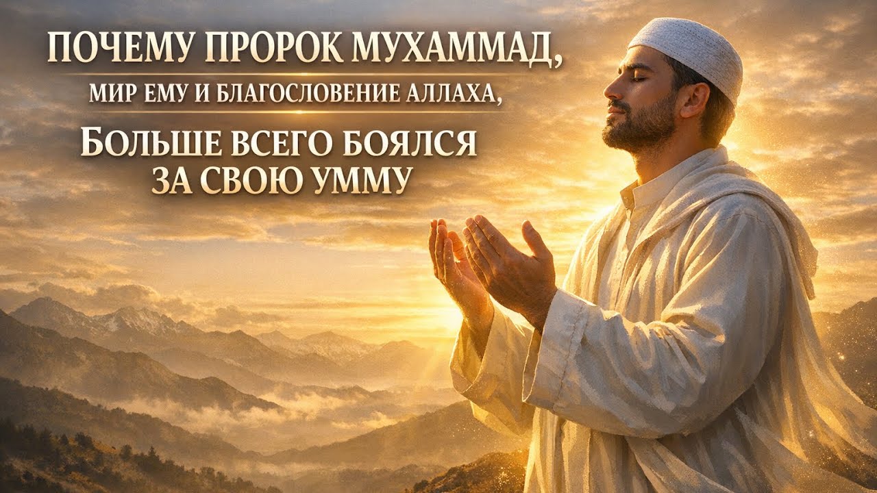 Почему Пророк Мухаммад, мир ему и благословение Аллаха, больше всего боялся за свою умму