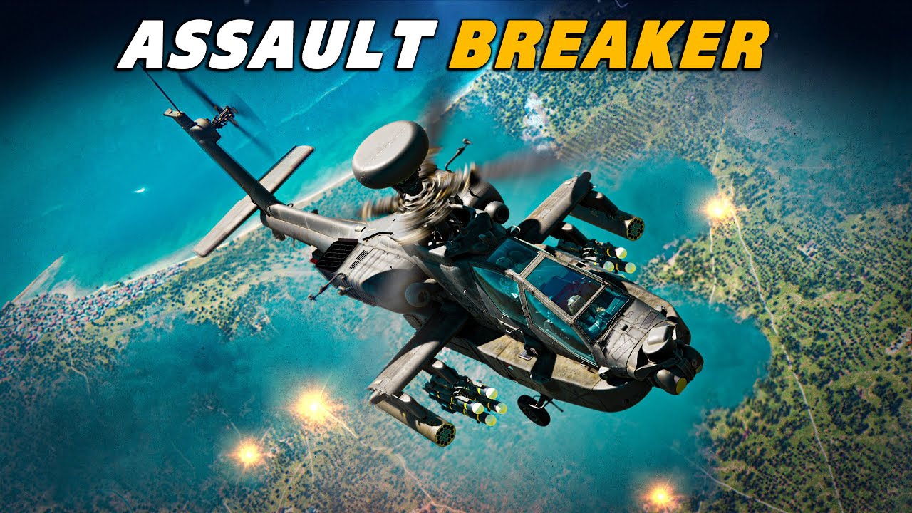 Когда вы совершаете серию из 25 убийств и появляется AH-64D Apache | Цифровой боевой симулятор | ...