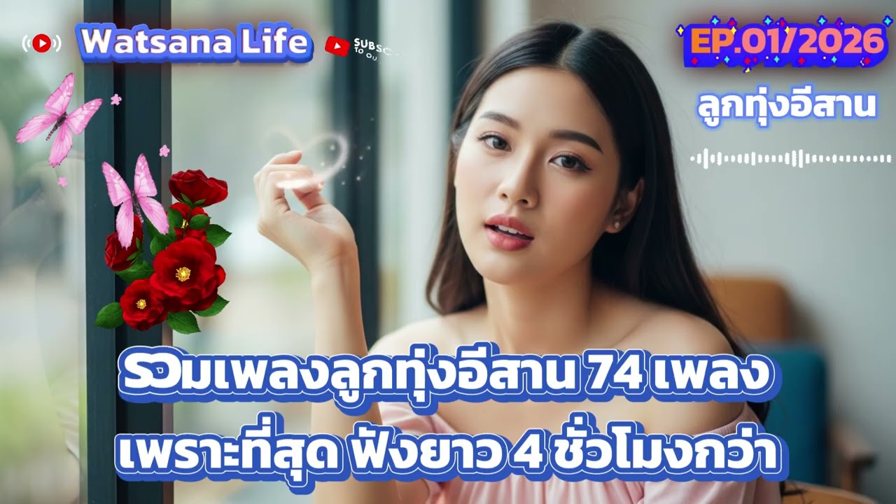 รวมเพลงลูกทุ่งอีสานเพราะๆ เริ่มต้นใหม่ของปี | Music Collection 2026 | Watsana Ep.01