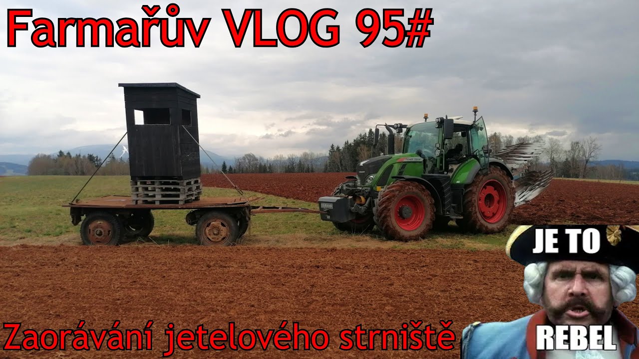 Farmařův VLOG 95# Jarní orba | vlek v poli