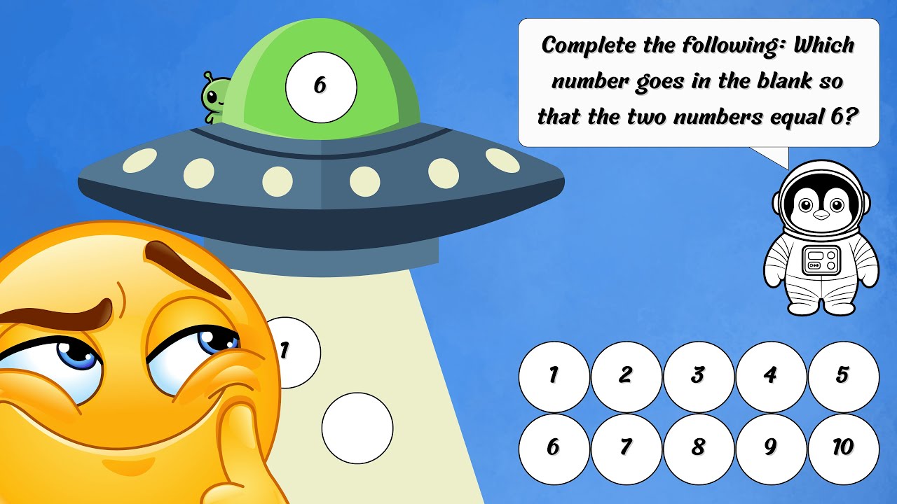 Can You Find the Right Equation? Addition & Subtraction for Kids (1–10) - Safe Place