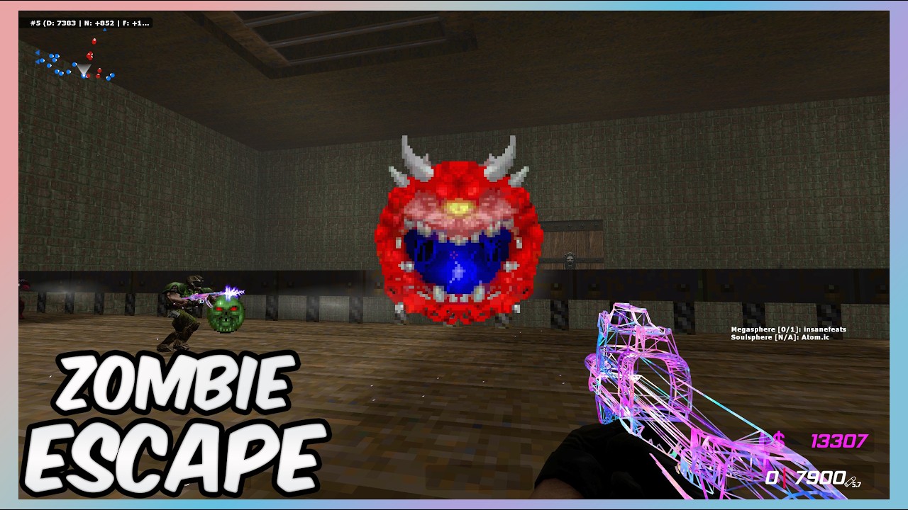 Counter-Strike Source: Zombie Escape | ze_doom_v1_1 on UNLOZE (Level 3)