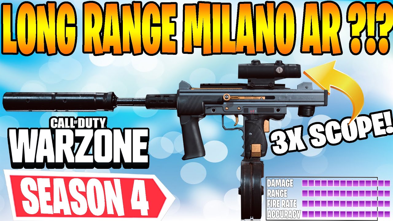 Milano 821 LONG RANGE AR BUILD with Axial Arms 3X COD Class Setup Longshot Gameplay Warzone