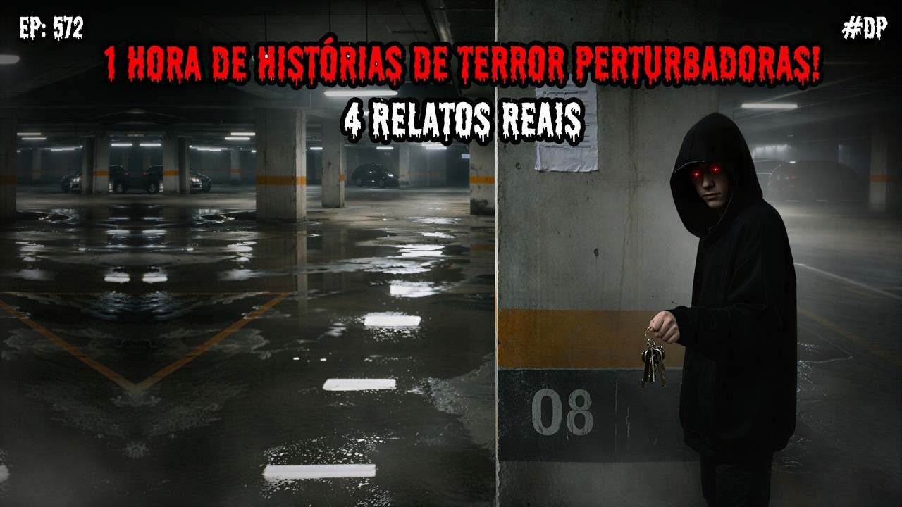 1 HORA DE TERROR - 4 RELATOS REAIS | EP.572 #dp