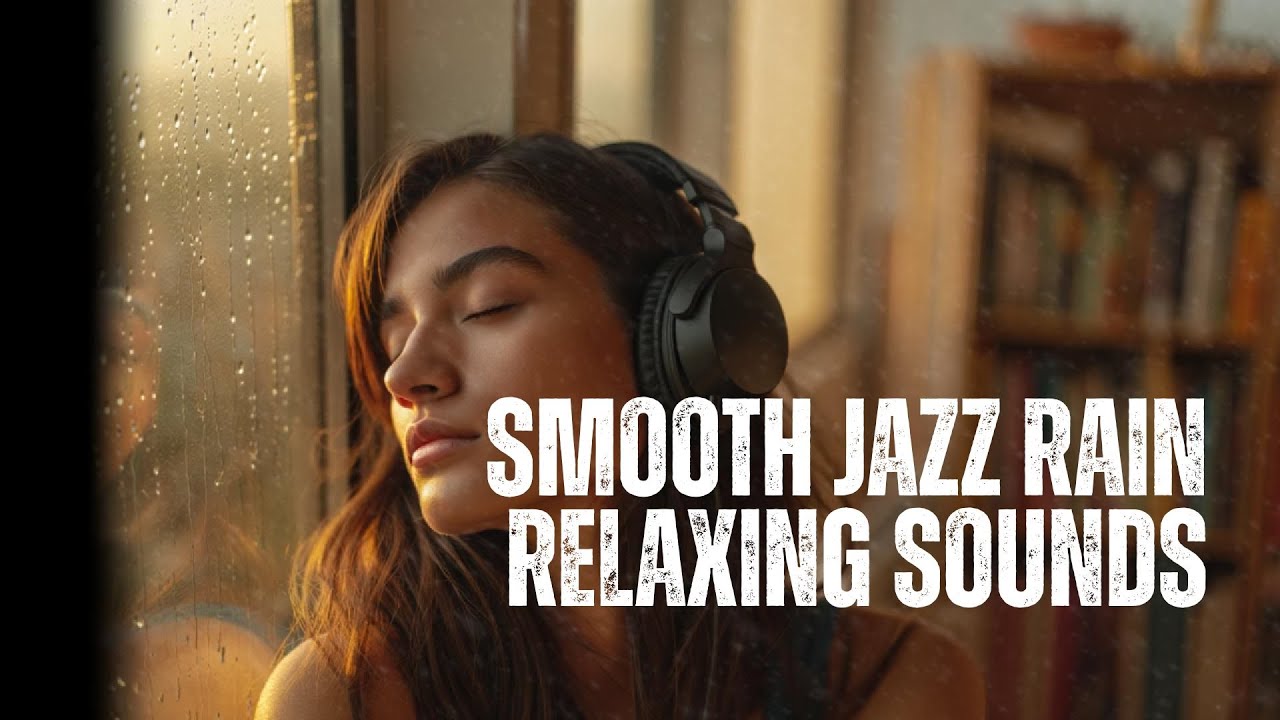 Smooth Jazz Rain Cafe Ambience: Relaxing Sounds for Sleep, Study & Focus.